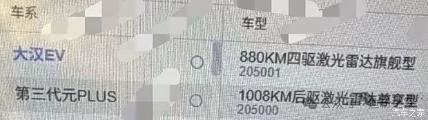 最大续航1008km？疑似比亚迪大汉续航泄露 有望于6月上市